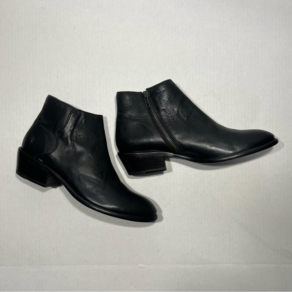 Frye Black Ankle Boots - Picture 4 of 12